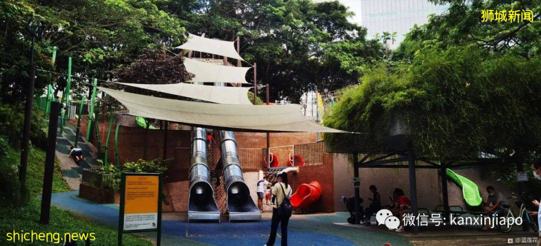 遛娃圣地海军部公园，超多大滑梯，大人孩子一起嗨
