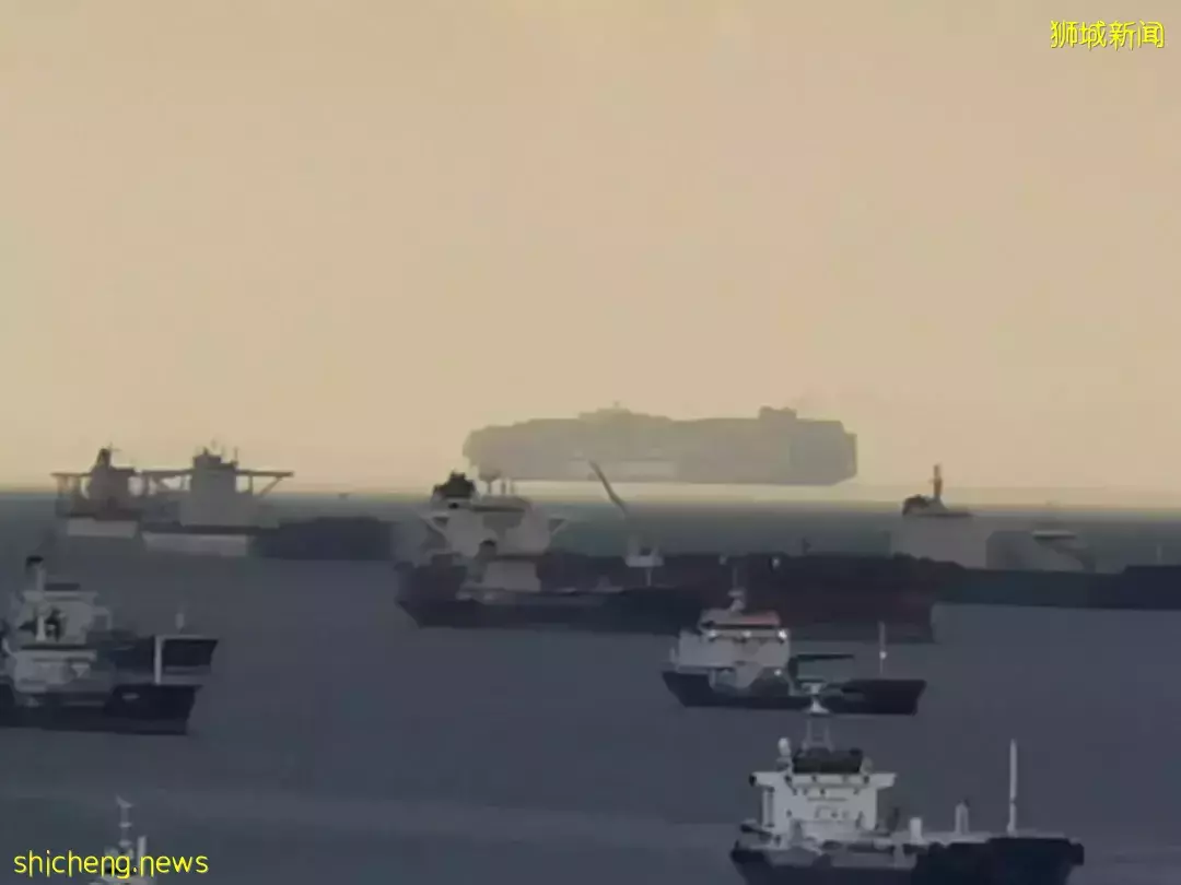 新加坡流传“幽灵船”照片　网民：杰克船长的海盗船　 