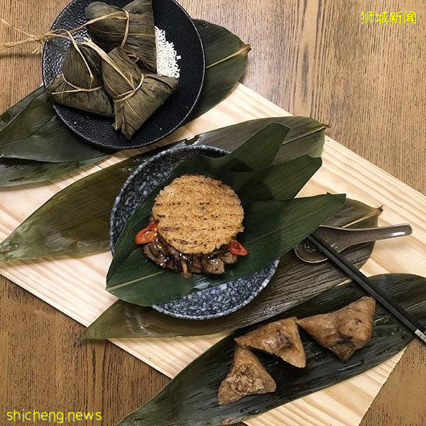 新國一餐廳搞新意 吃粽當漢堡吃 !