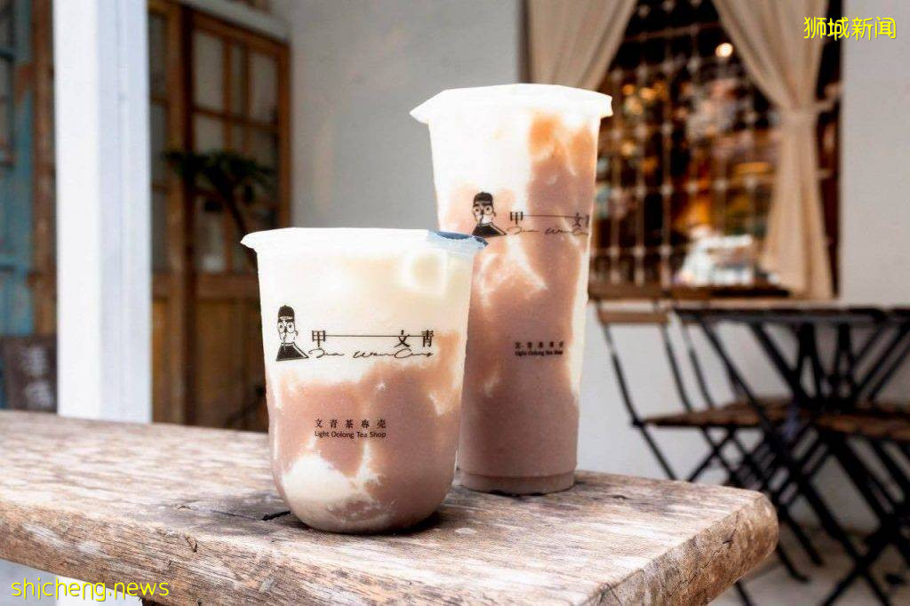 厌世文青必打卡📷来自台湾的新泡泡茶店“Cing Tea by甲文青”🥤手绘风格超可爱