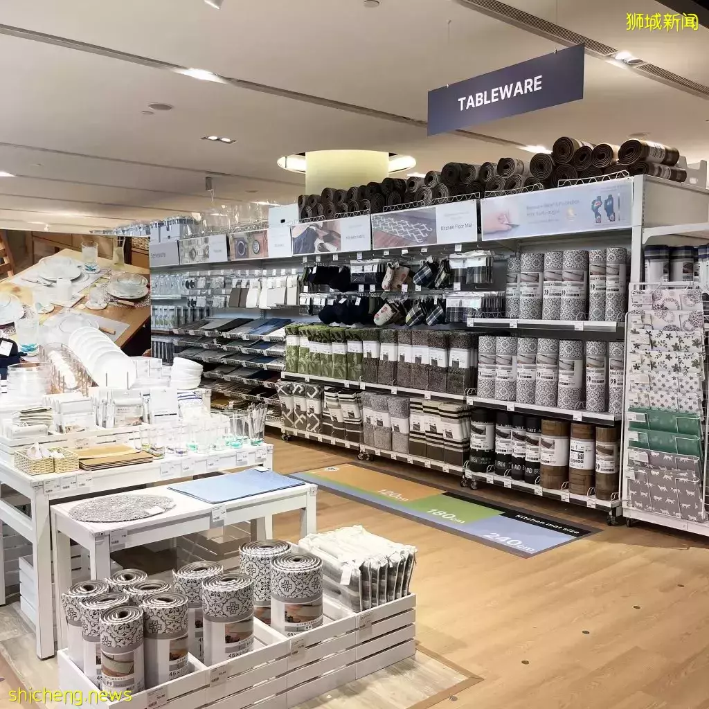 日本家居品牌NITORI,新加坡首店开张啦!商品应有尽有,CP值很爆表~周末逛起来🛒