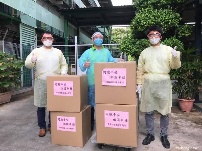大使馆援助爱心健康包 温暖6000名在新中国客工