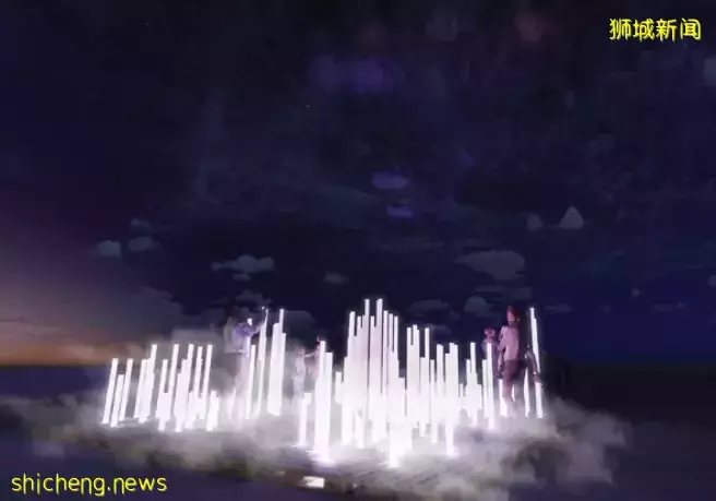 I Light Singapore燈光藝術品，照亮新加坡夜景
