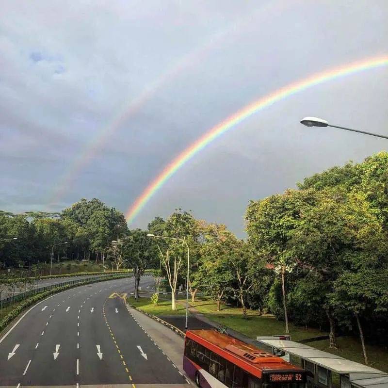 罕见!新加坡再现神奇天象,万道光芒从天空射下,50张美图刷屏