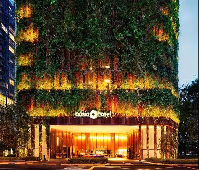 新加坡人对绿色有多着迷？公交车顶种草，大楼里植树，实在绝了