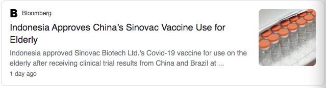 中國疫苗逆襲!美媒力挺,英國富豪專門飛迪拜接種!新加坡即將批准