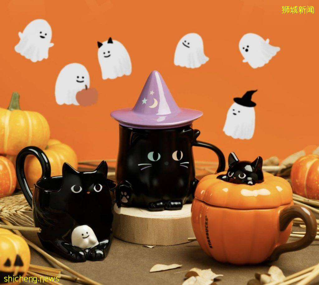 星巴克万圣节系列!变色陶瓷杯、夜光榴梿杯,还有限定装玩具小熊哦