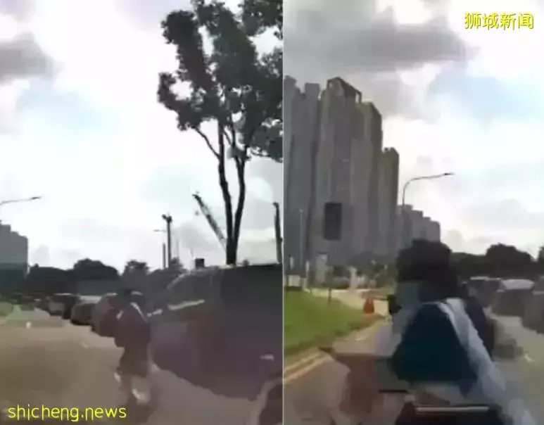 吓蒙,大马路上被撞飞,过马路千万不可抄近道