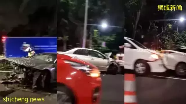 PIE一小時內兩起車禍 三司機送院