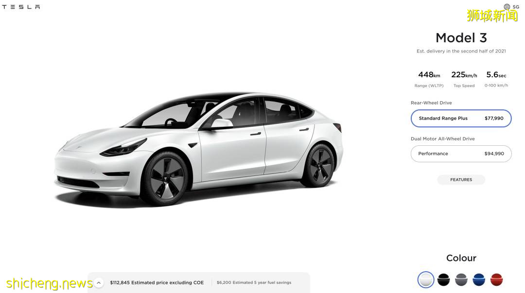 特斯拉时代来了？新加坡100万VS中国25万 “最贵电动车”开设试驾点