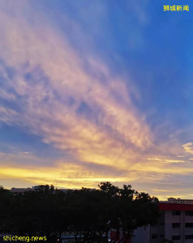 刷屏!新加坡昨天出现绝美彩虹,副总理也忍不住转发!