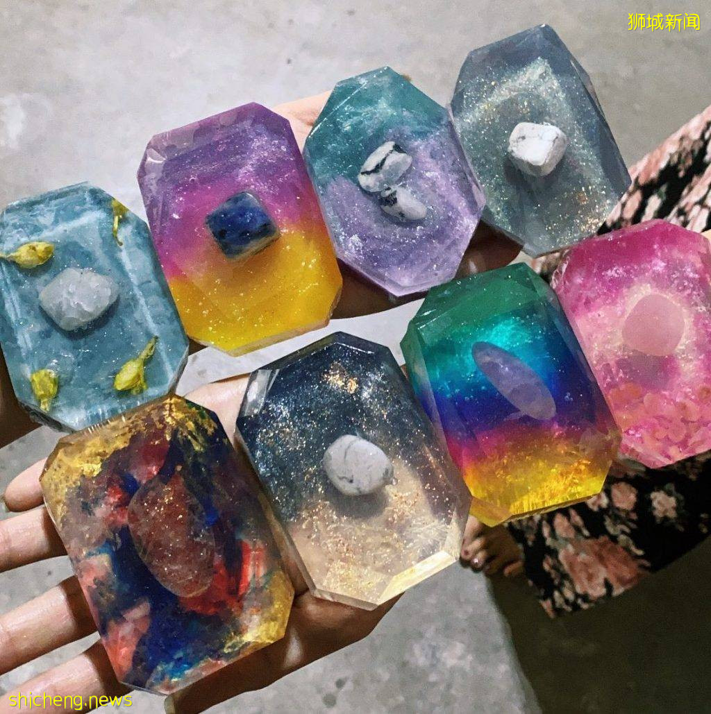 Saltwater Atelier 水晶皂工作坊🧼手工制作、100%纯素!色彩斑斓、晶莹剔透,非常亲肤💯