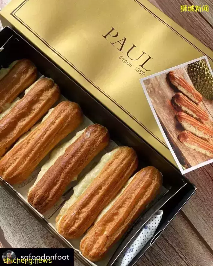 超過瘾！臉那麽長的D24榴梿泡芙！餡料90%以上都是純純D24榴梿果肉