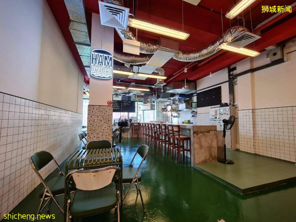 Hambaobao开设实体店啦🎊分量大、口味多🍔新菜单增加小蛋糕🍰干饭人快冲