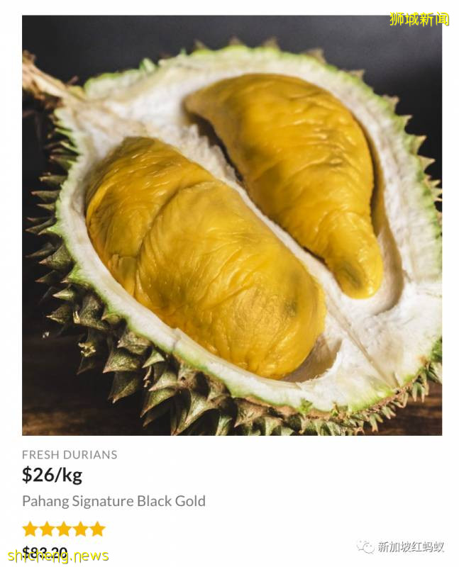 不能親手驗貨很吃虧? 獅城小販將榴梿美照放上網讓買家“相親”