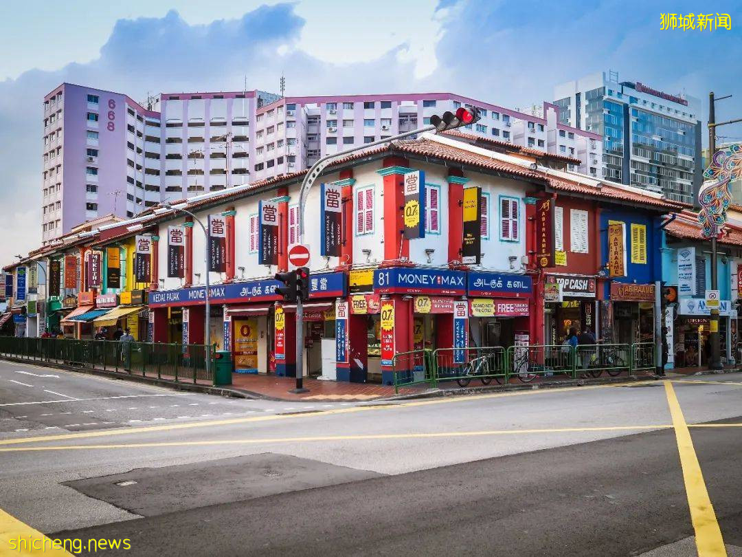 新加坡印度街区与传统中式寺庙欣赏