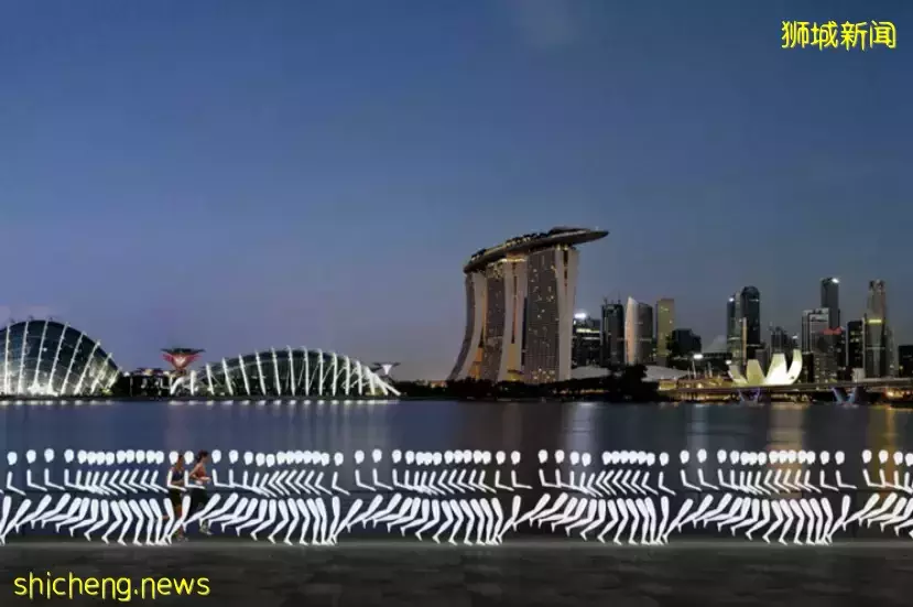 I Light Singapore燈光藝術品，照亮新加坡夜景