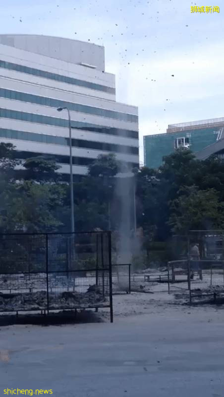 新加坡鬼月驚現詭異“龍卷風”,突然覺得毛骨悚然