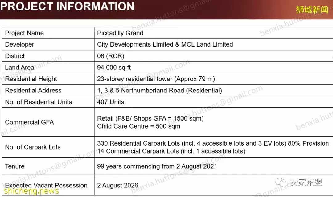 靠近花拉公园地铁站的Piccadilly Grand预计4月16开盘，407单位混合项目，自住投资两相宜，要看房的同志们快约起来
