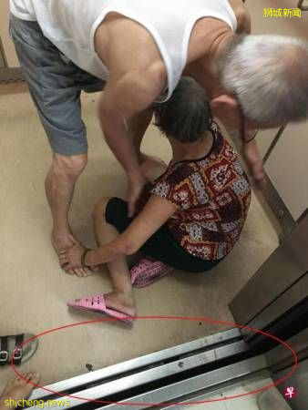 電梯與地板接口不對稱 老婦跌出輪椅受傷