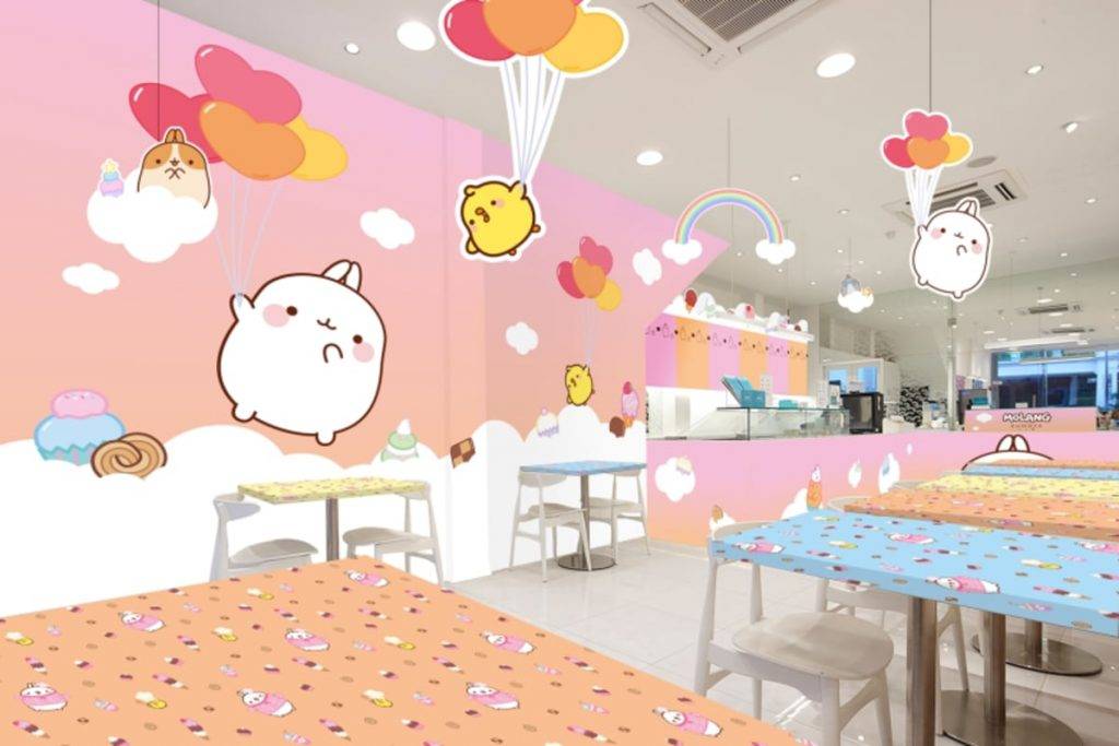 Molang主题快闪咖啡馆💗2月18日高萌登场🎉可爱精致环境+食物,穿上新衣新鞋来拍OOTD📷