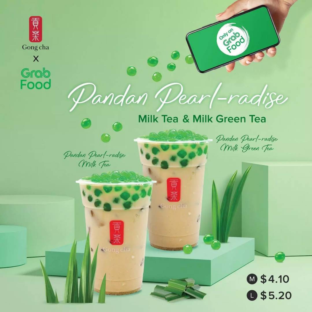 斑兰珍珠奶茶,GrabFood送到家