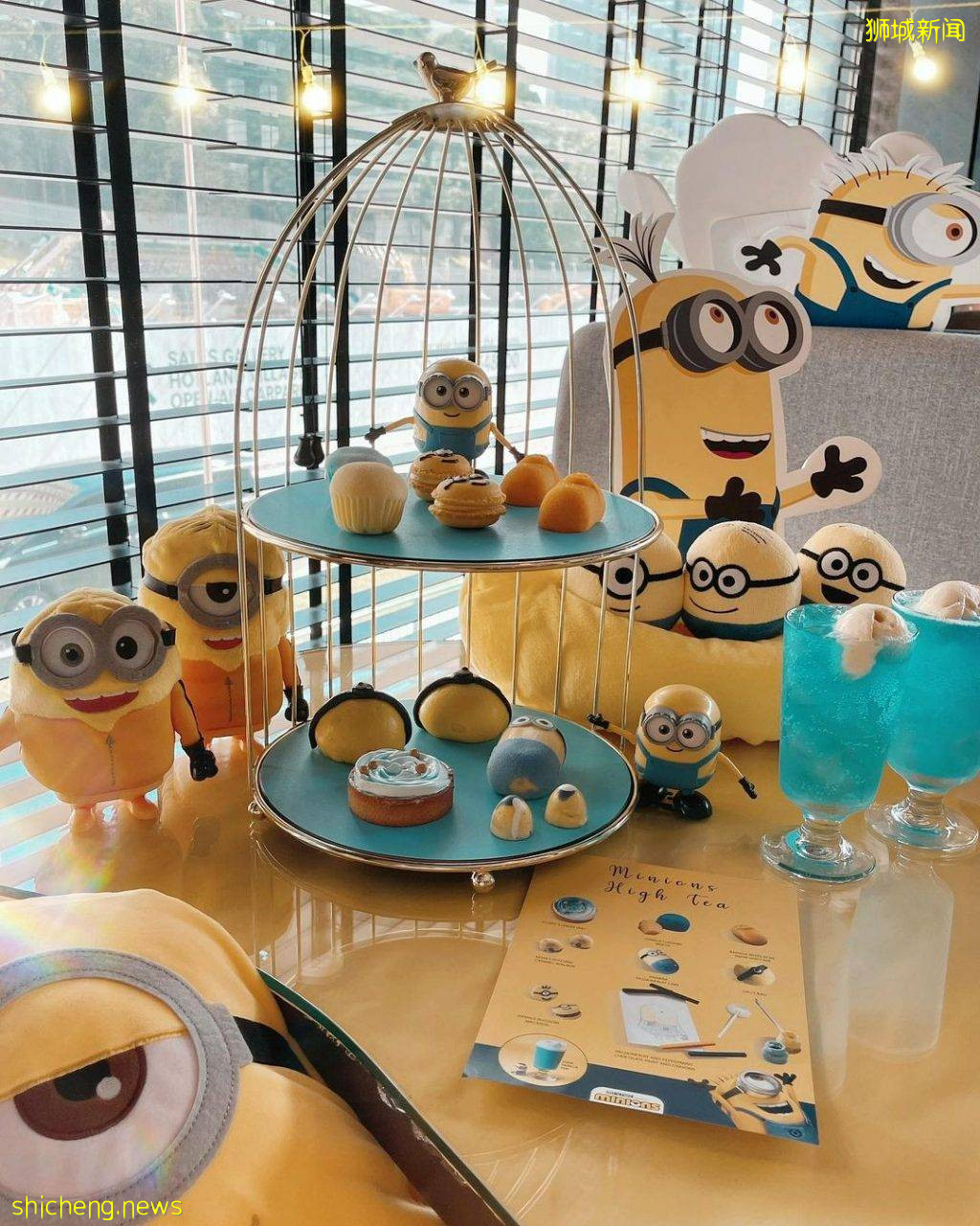 可爱预警⚡2am:dessertbar“Minion下午茶”🙌小黄人造型甜点、好吃好拍照,一人$55💰