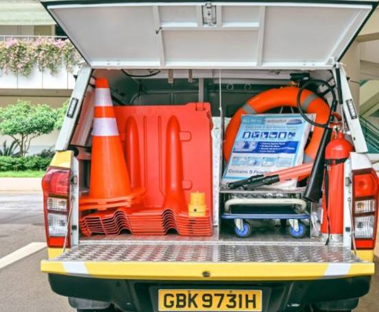 公用局添购防洪车!!应对突发性淹水