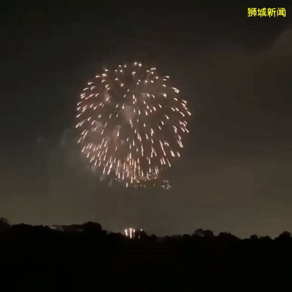 疫情籠罩2020新加坡國慶,絢爛煙花全島怒放,祈禱平安,瘟疫退散