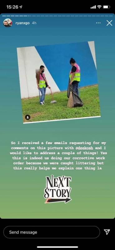 實拍!新加坡這個網紅套上小馬甲,淪落路邊掃垃圾