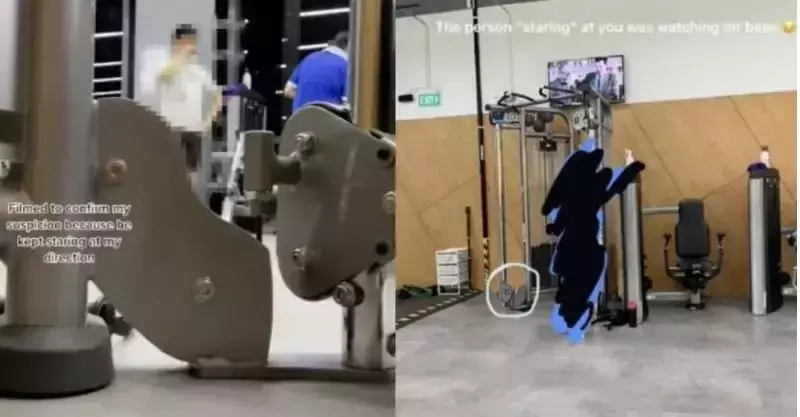 拍视频指健身房男子一直看她     真相大白 女子致歉