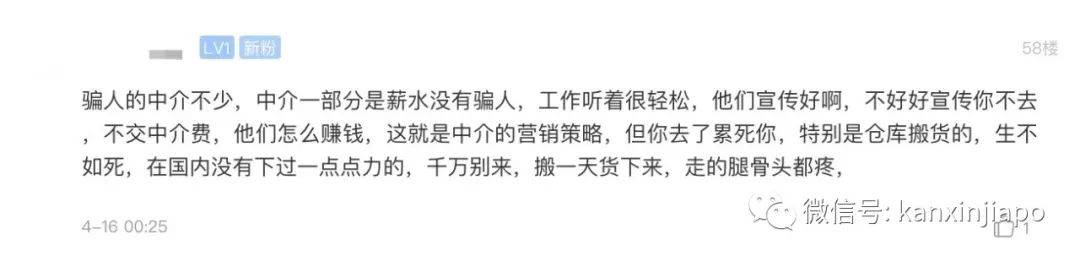 “交了3万5，来新加坡工作不到2个月，我被辞退了”