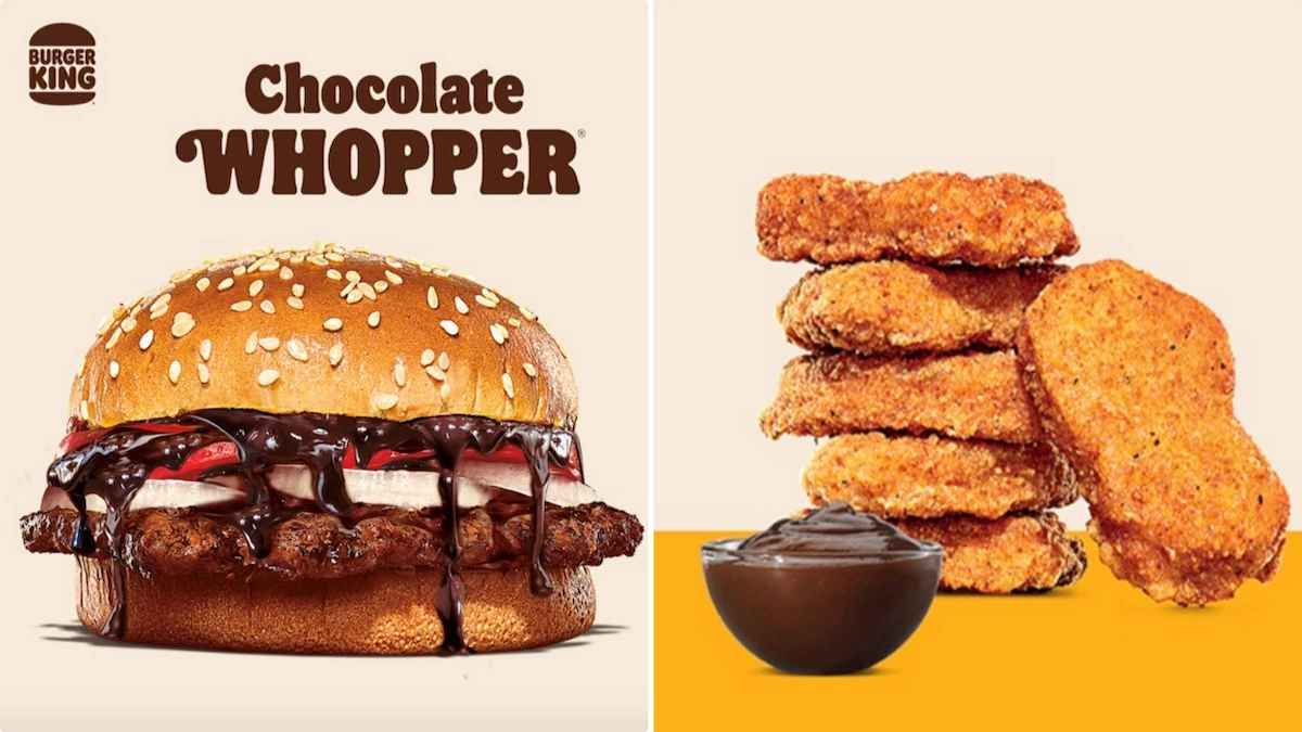 新加坡Burger King推出巧克力汉堡 (Chocolate Whopper) 即日起到“4月15日”