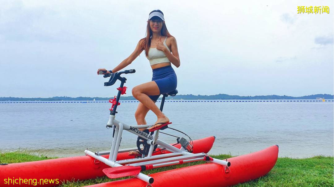 首家!新加坡也有水上自行车了,仅$30/时