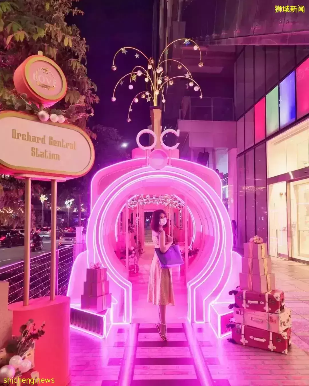 免费!乌节路网红新景点,粉红色火车来了