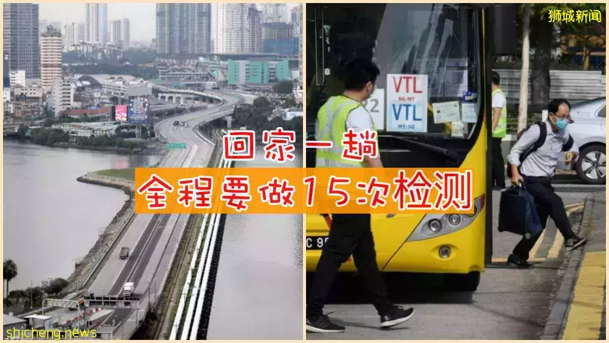 新马边境 VTL 回去一星期, 全程要做15次检测