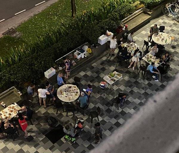 ◤新国CCB◢ 老板娘庆生席开5桌 20人聚集 居民举报