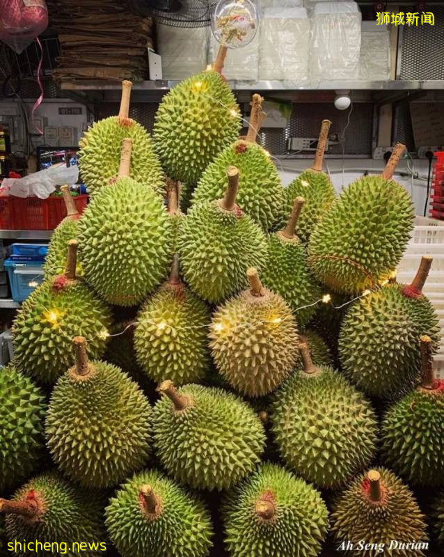 賭王千裏專機空運的榴梿,獅城的你動動手指就可以送到家啦!