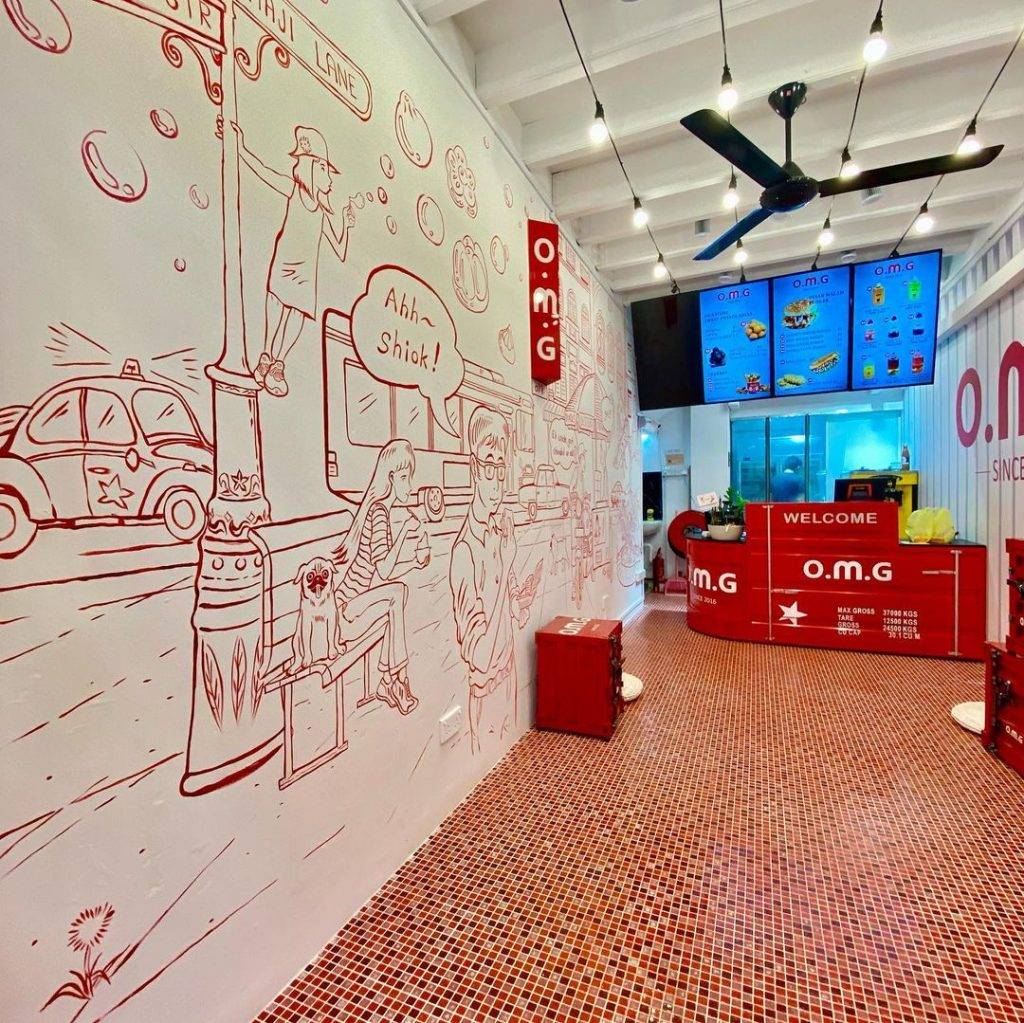 爆红夜市美食黄金地瓜球🔥O.M.G新店在Haji Lane🎉Q弹软糯、酥软美味，趁热吃最香👍 