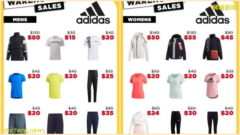 各大名牌運動用品大促銷, Under Armour & Adidas 扣完不到$30