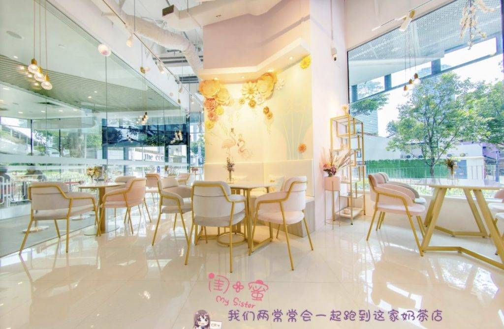 原YTEA奶茶店升級店面,更大更漂亮的仙女風plus版本Café!等你來打卡