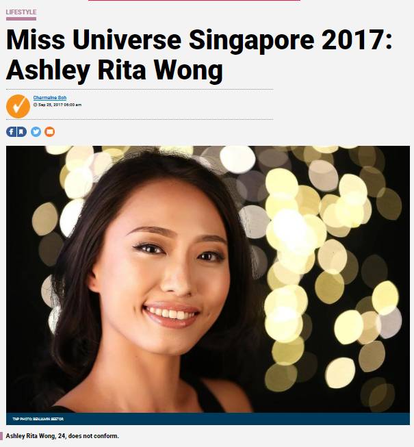 吃瓜~27歲新加坡前環球小姐,因盜刷銀行卡或將入獄2個月