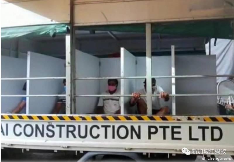 大卡车载货区隔出安全距离载送更多客工　总理夫人赞有创意，人力部评估为危险