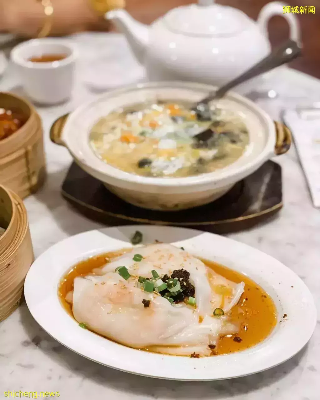 牛车水老牌港式点心🥢 热气腾腾的传统滋味!20多种点心,还有特制小食、肠粉、汤品、 甜品