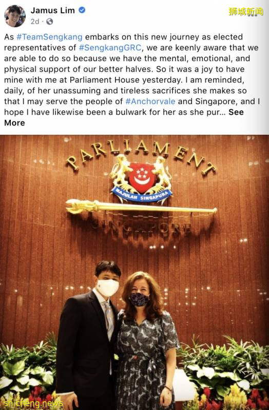 明星臉，身材火辣！新加坡這位政客的老婆驚豔全場