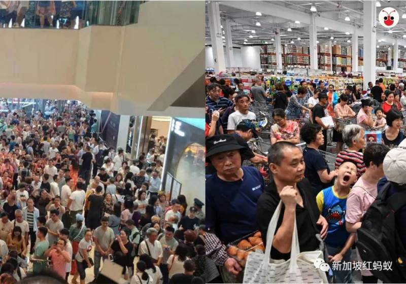新商场在饱和状态下能挤进多少人？中国消费者亲身告诉你