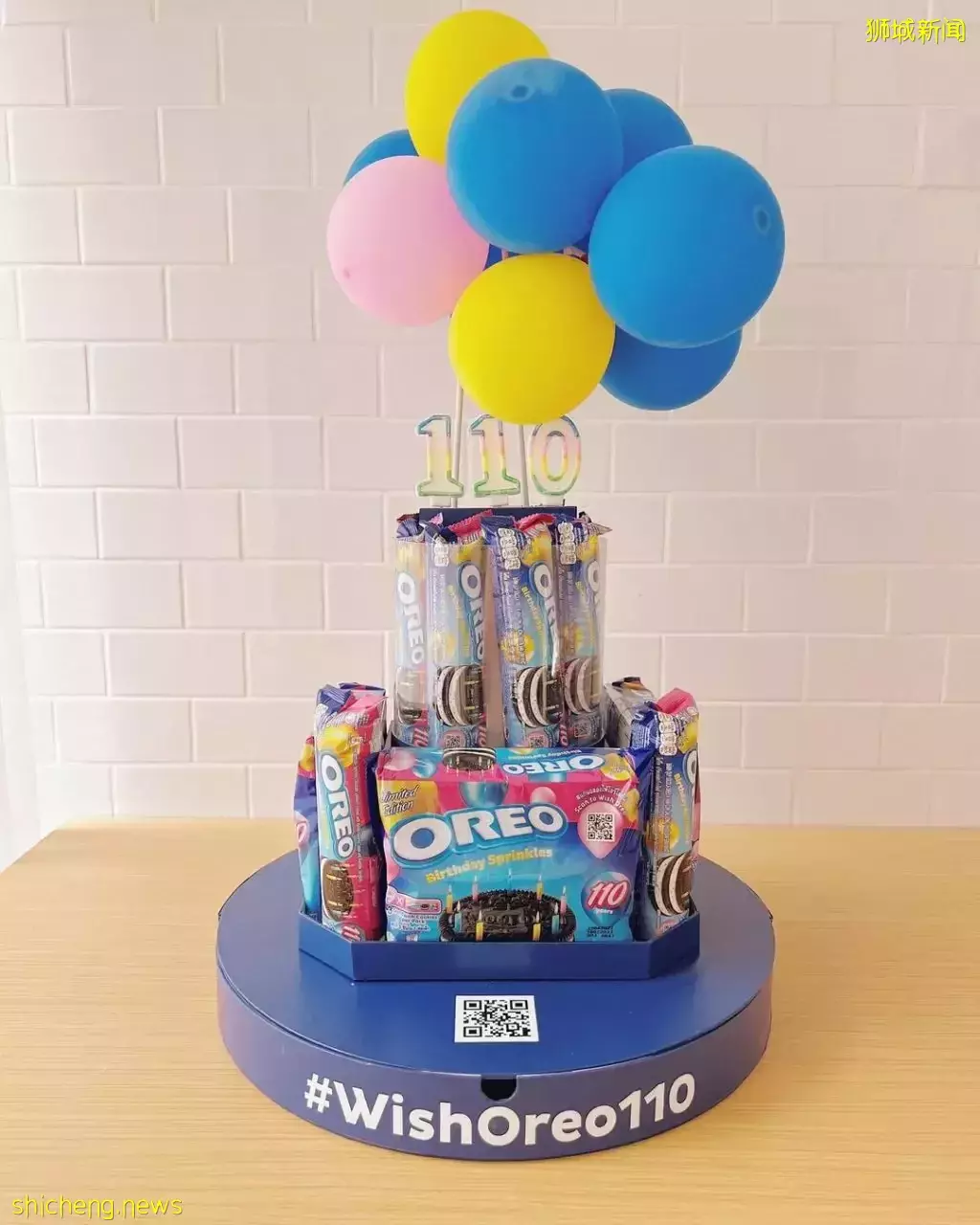 OREO过生日啦🎂 110岁生日限量版彩虹奥利奥饼干,现已在新加坡上架发售✨