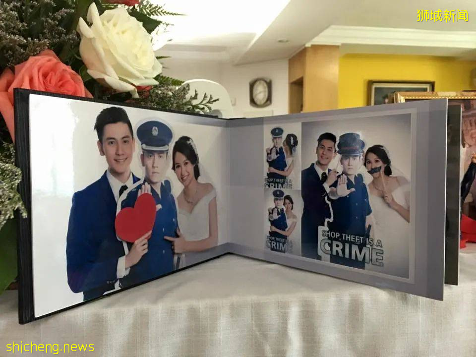 新加坡天天站超市門口的最帥警察，升官當局長了