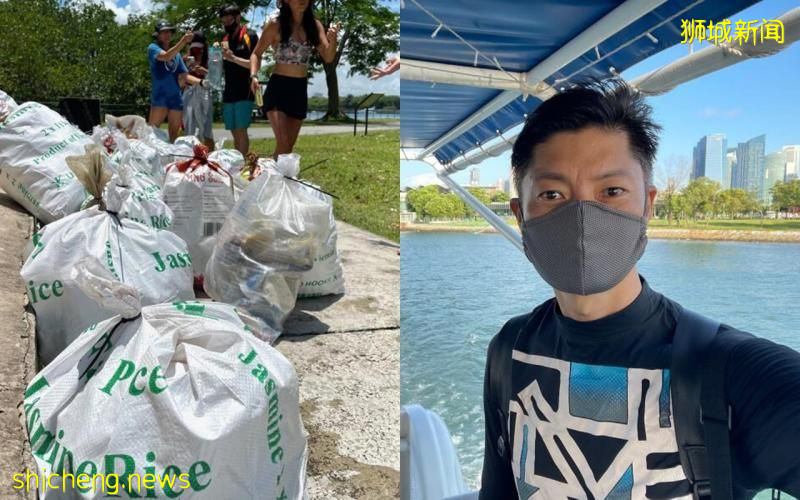 楊君偉參與環保活動 與39人潛海底撿344公斤垃圾 .