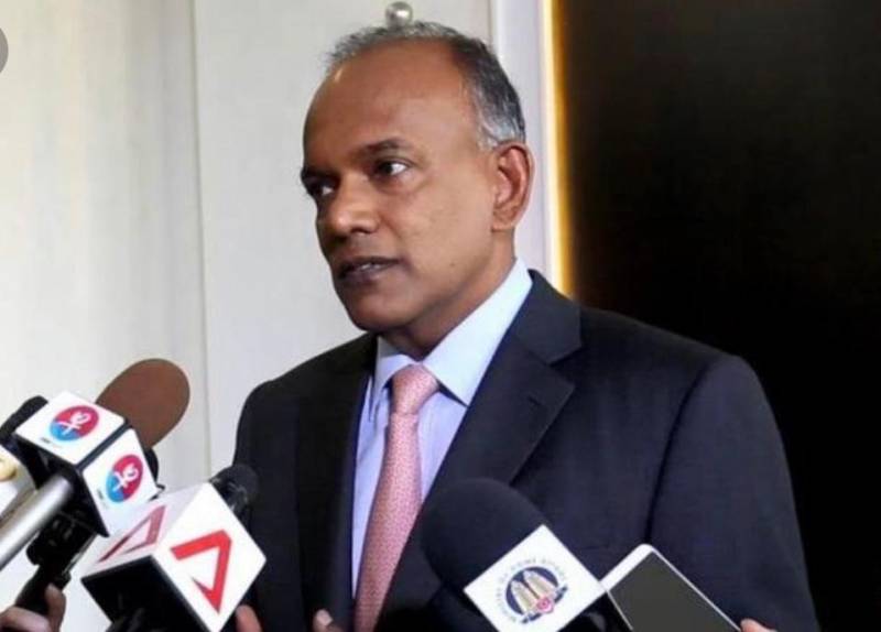 新加坡内政部长：任何一个政府都有责任应对涉及法纪的局面